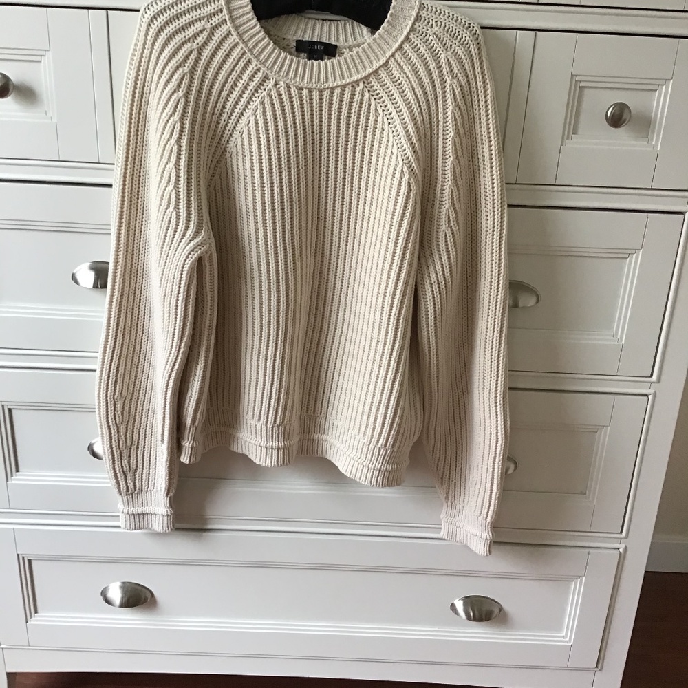 J. Crew Ribbed Crewneck Sweater